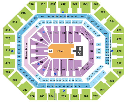 PHX Arena Bring Me The Horizon Seating Chart